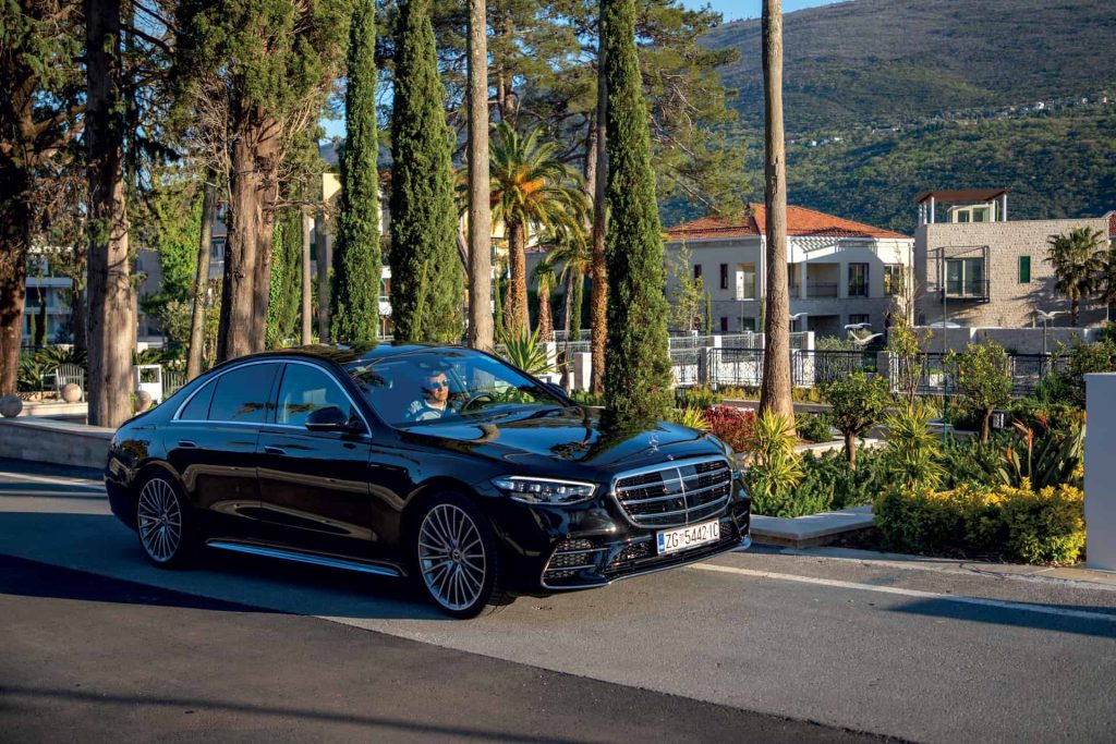 This is photo f a new Mercedes S-class