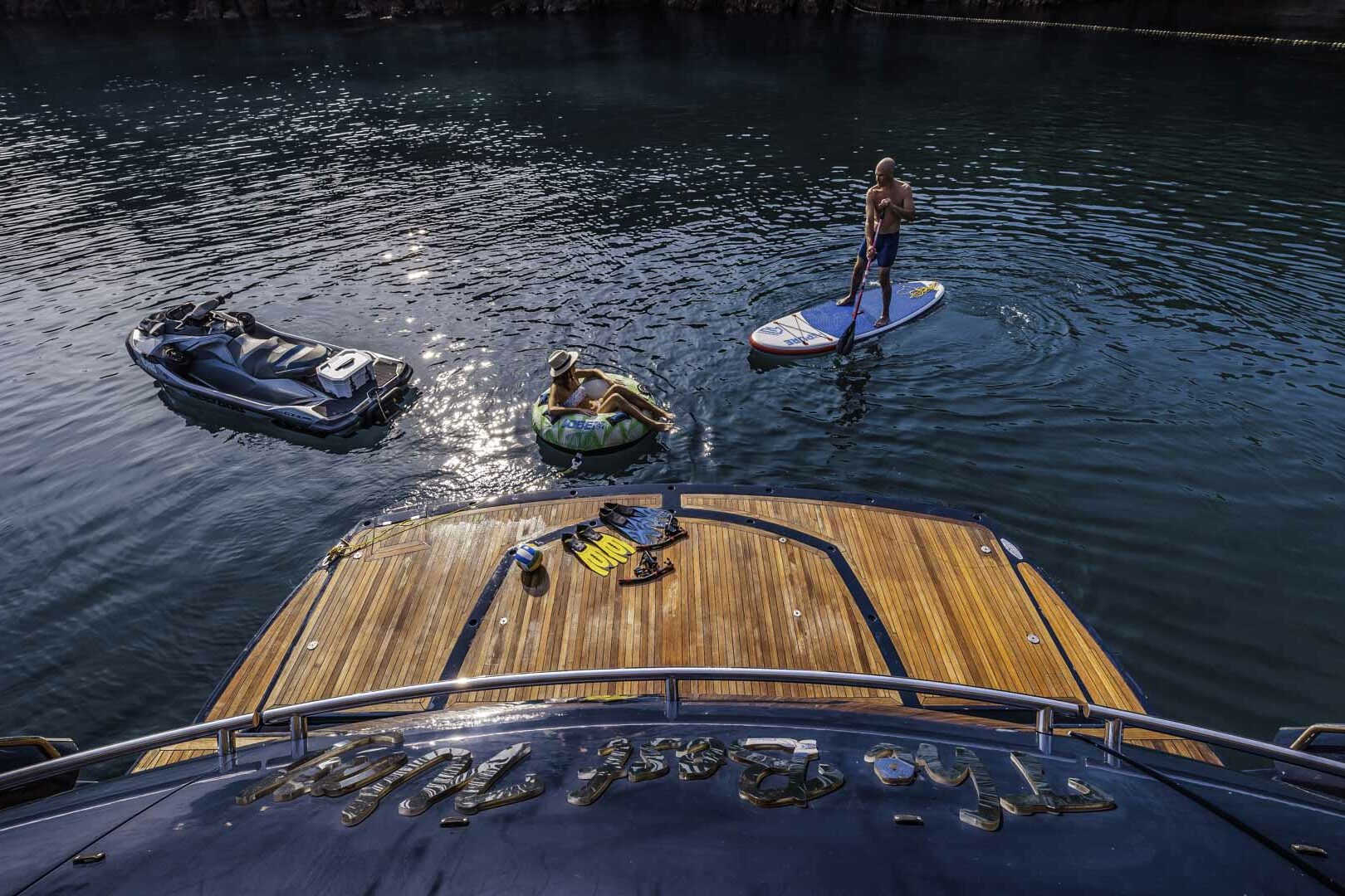 THE BEST WAY swimming platform