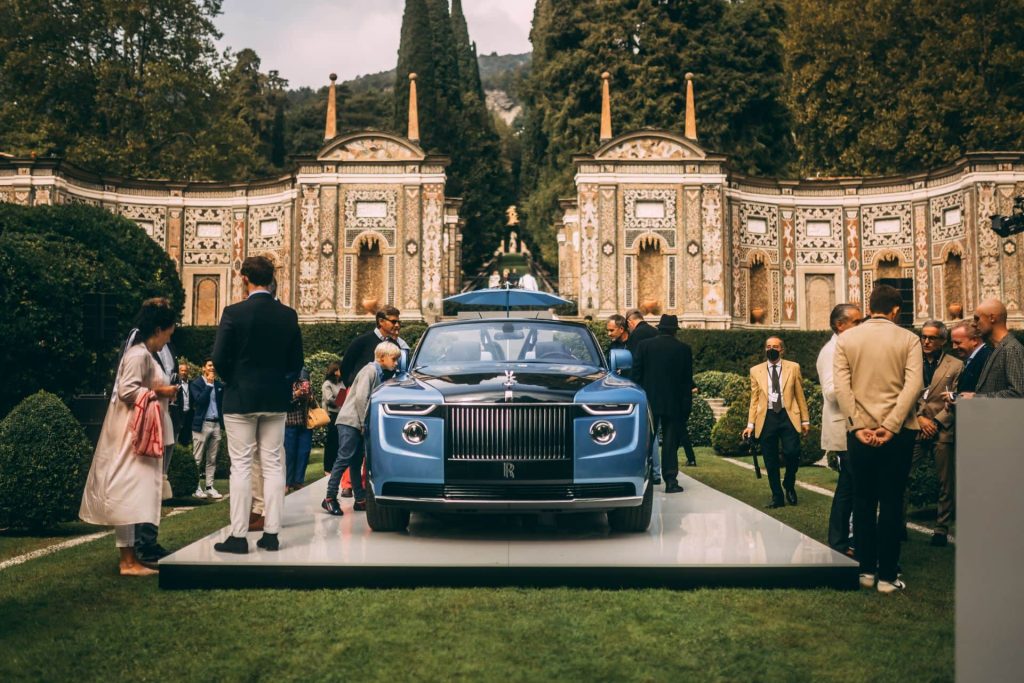 This is a photography of Rolls Royce Boat Tail