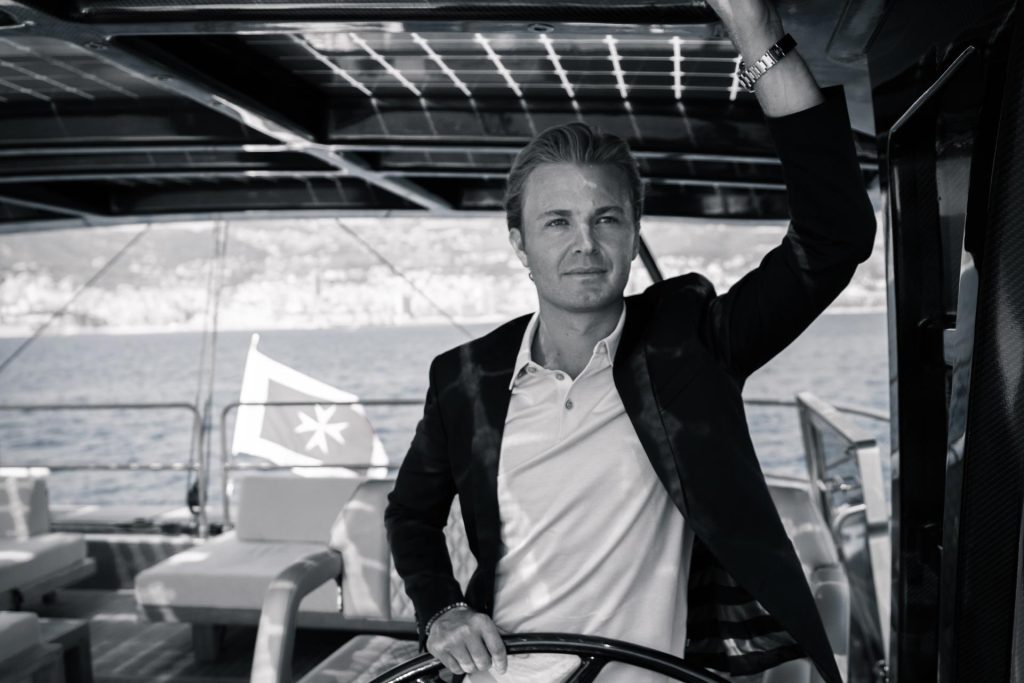 This is photo of a Nico Rosberg, former Formula 1 driver