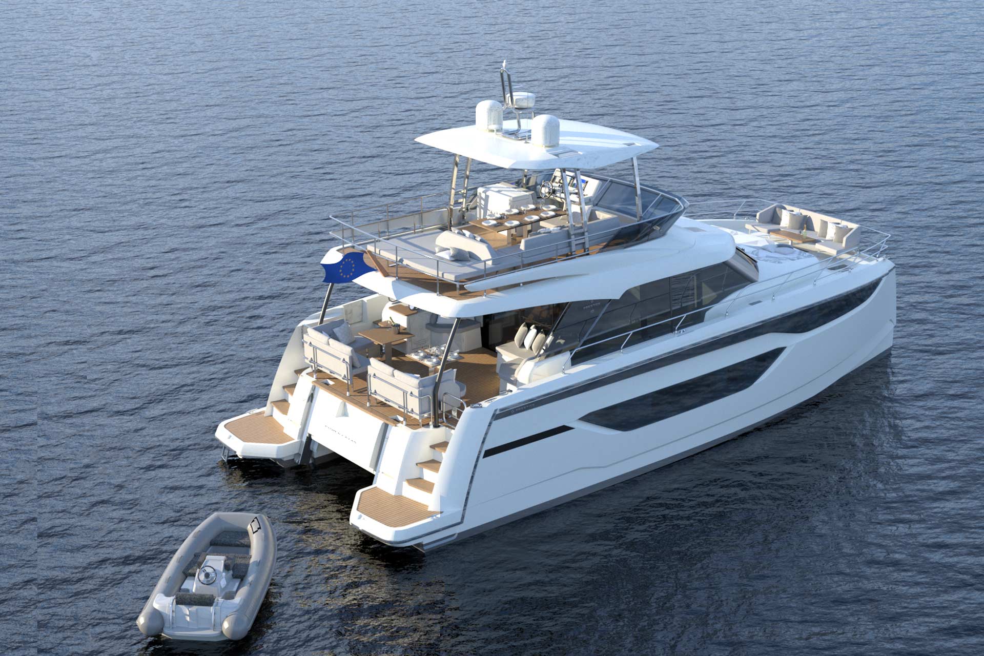 Prestige M48 on anchor