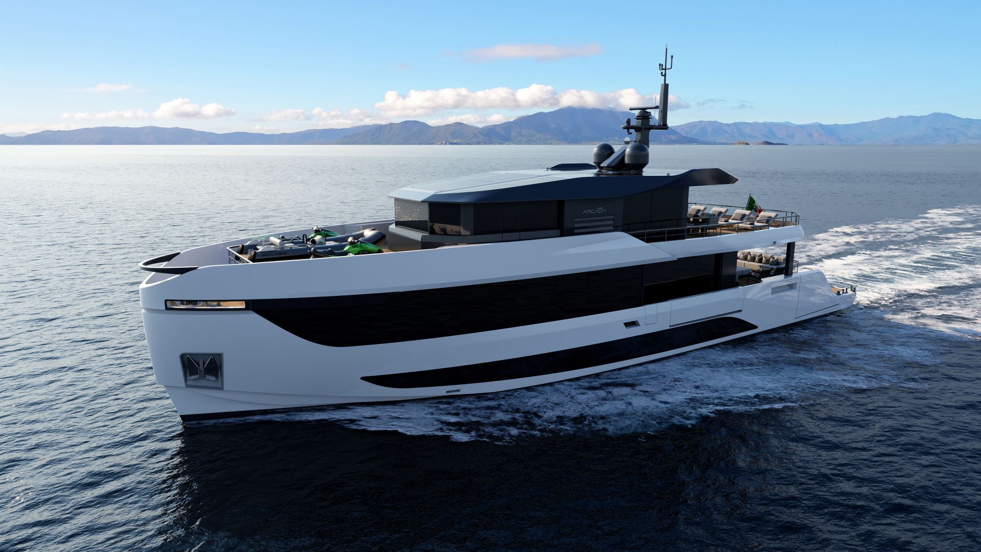 Arcadia A96 yacht