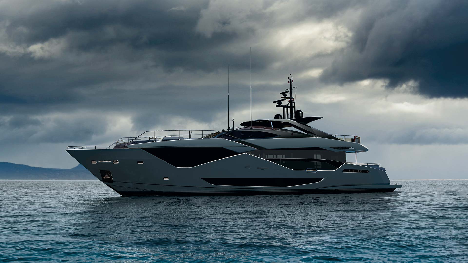 sunseeker 120 yacht exterior lines