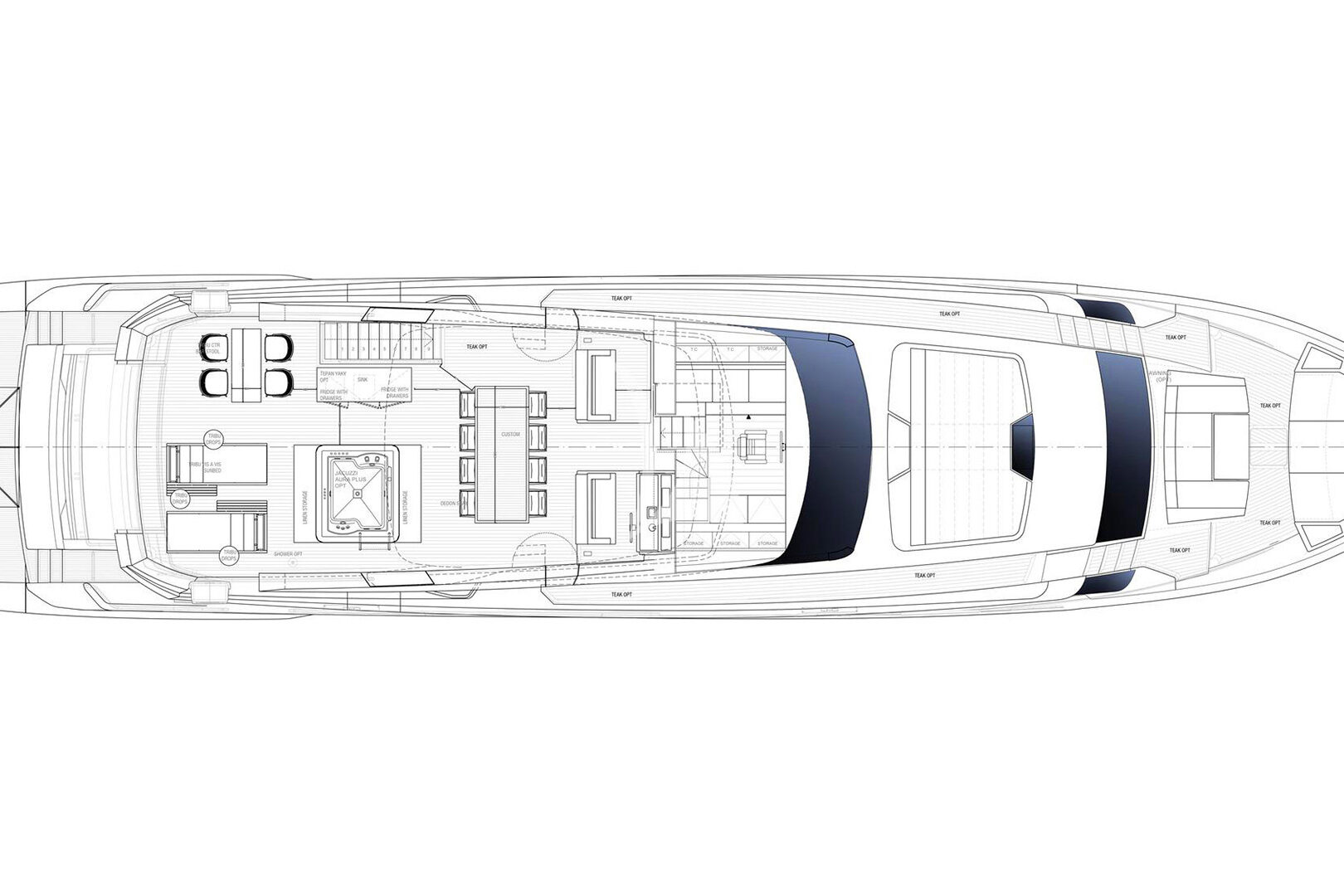 NOOR II layout - upper deck