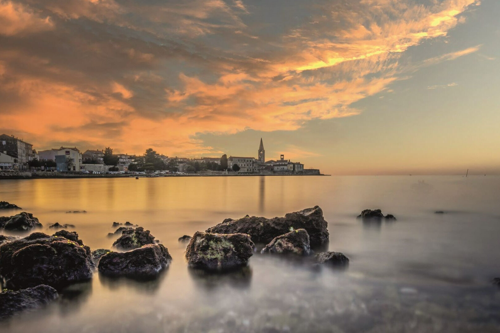 Poreč, Istria, sunset