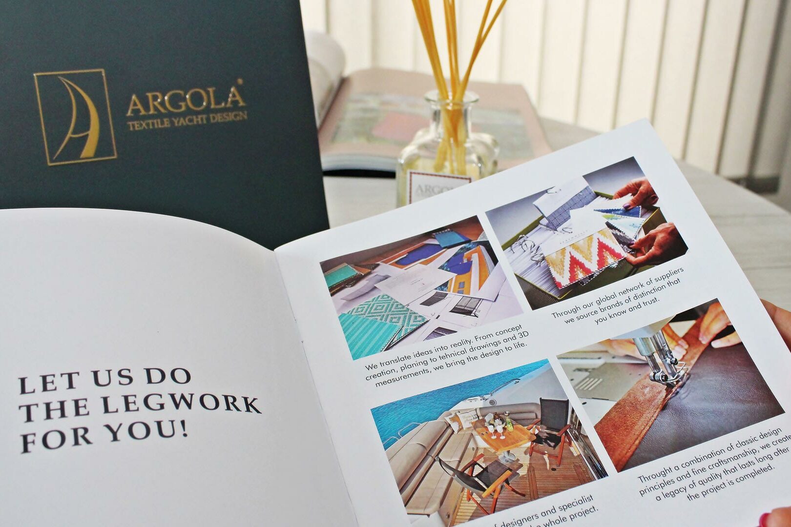 argola textile yacht design