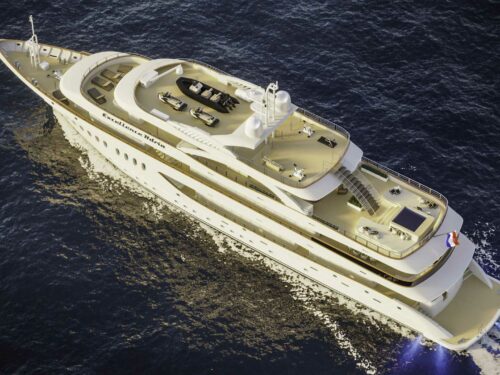 Luxury yachts Excellence Adria aereal view