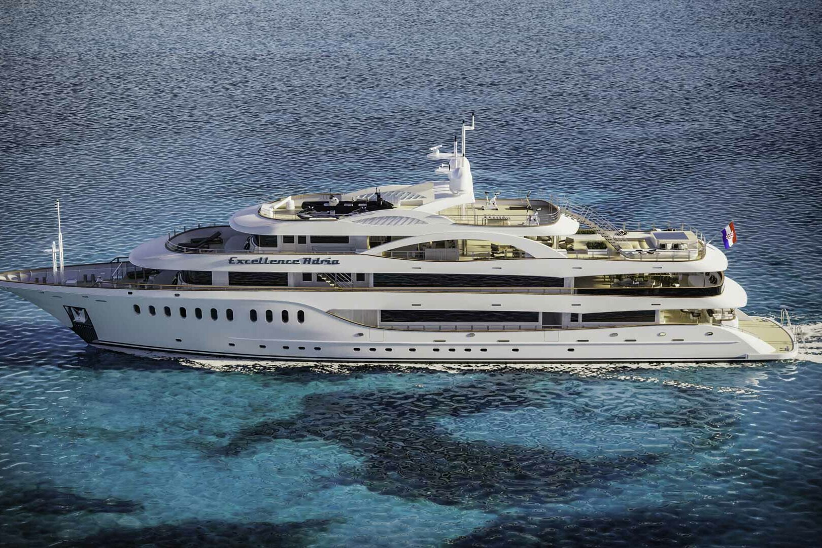 Luxury yachts Excellence Adria external view