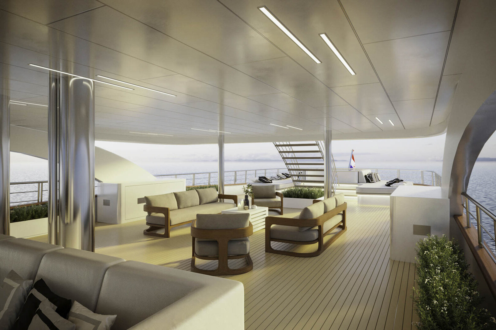 Luxury yachts Excellence Adria 2. deck other view