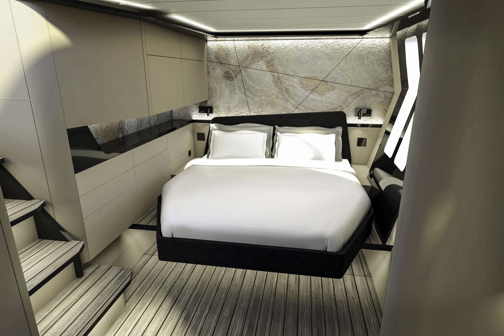 Wave 60 double bed cabin