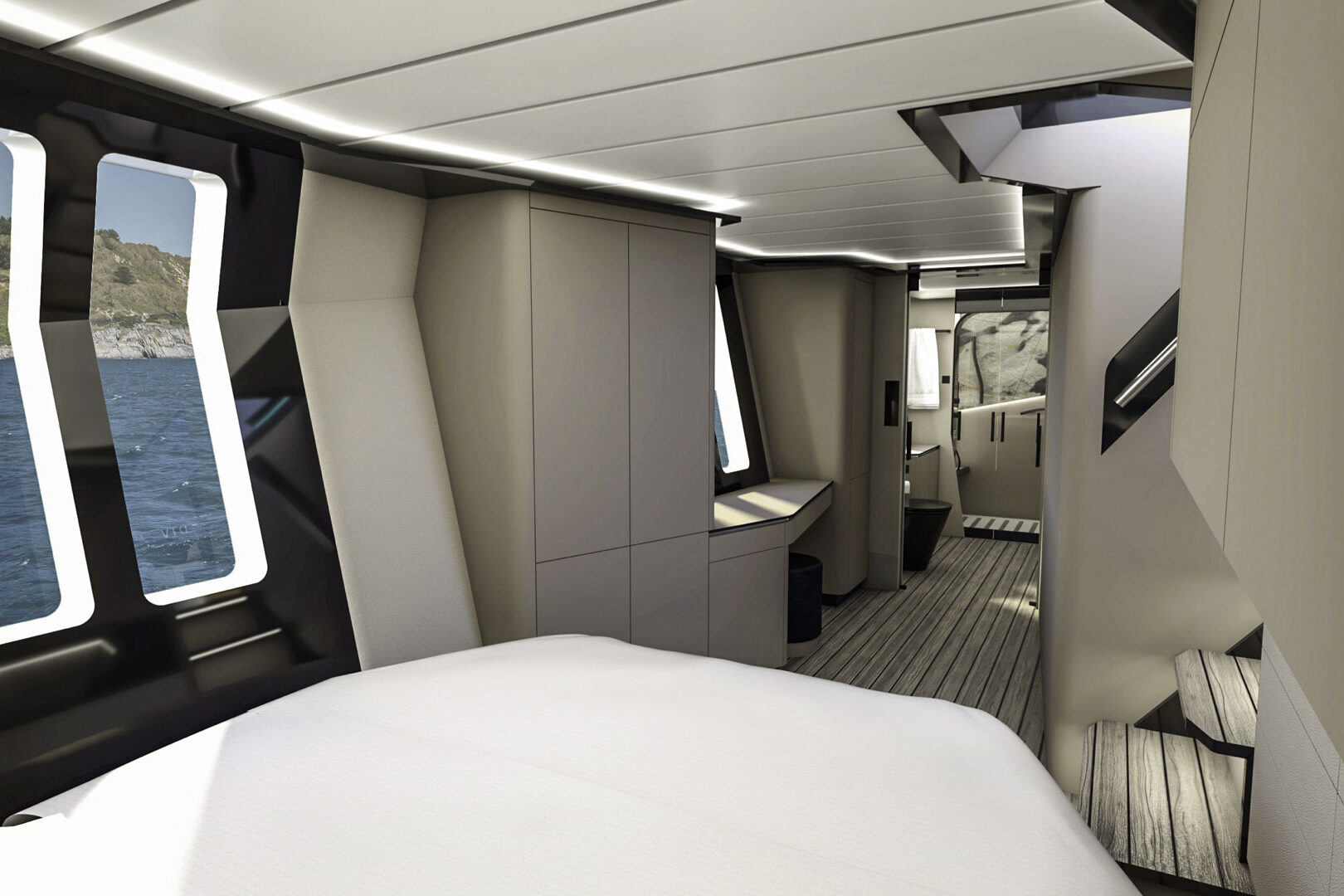 Wave 60 double bed cabin other view