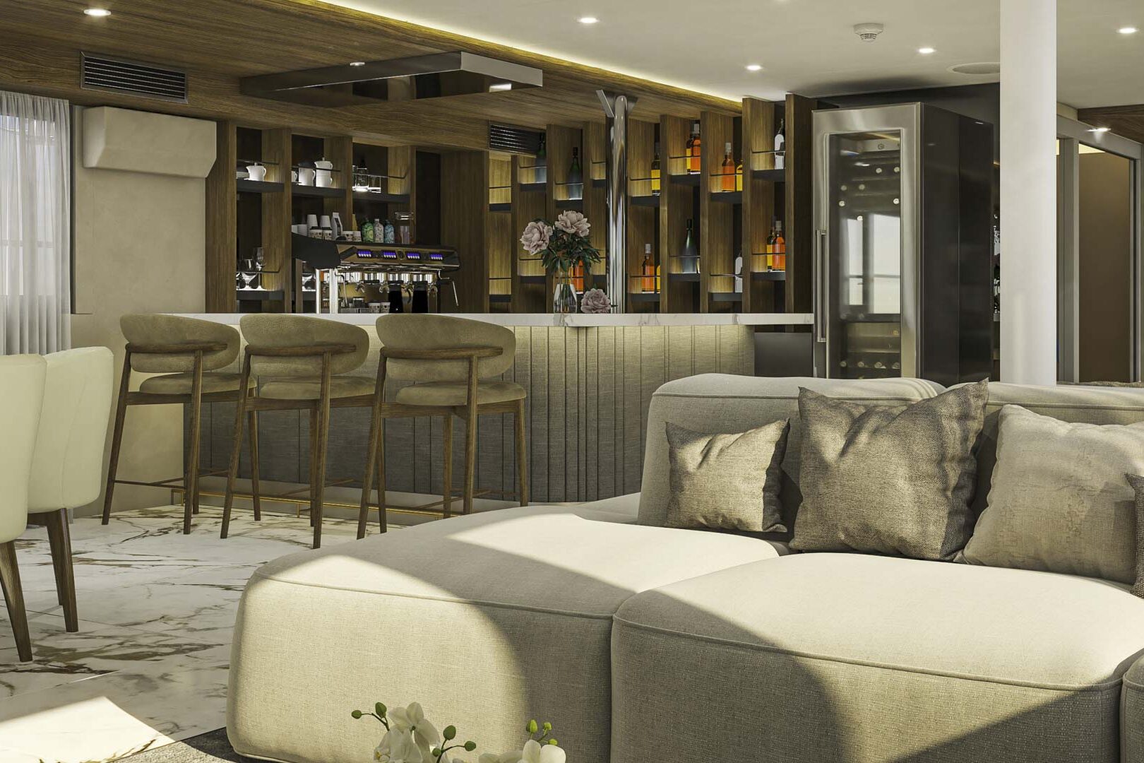 Excellence Adria salon bar view