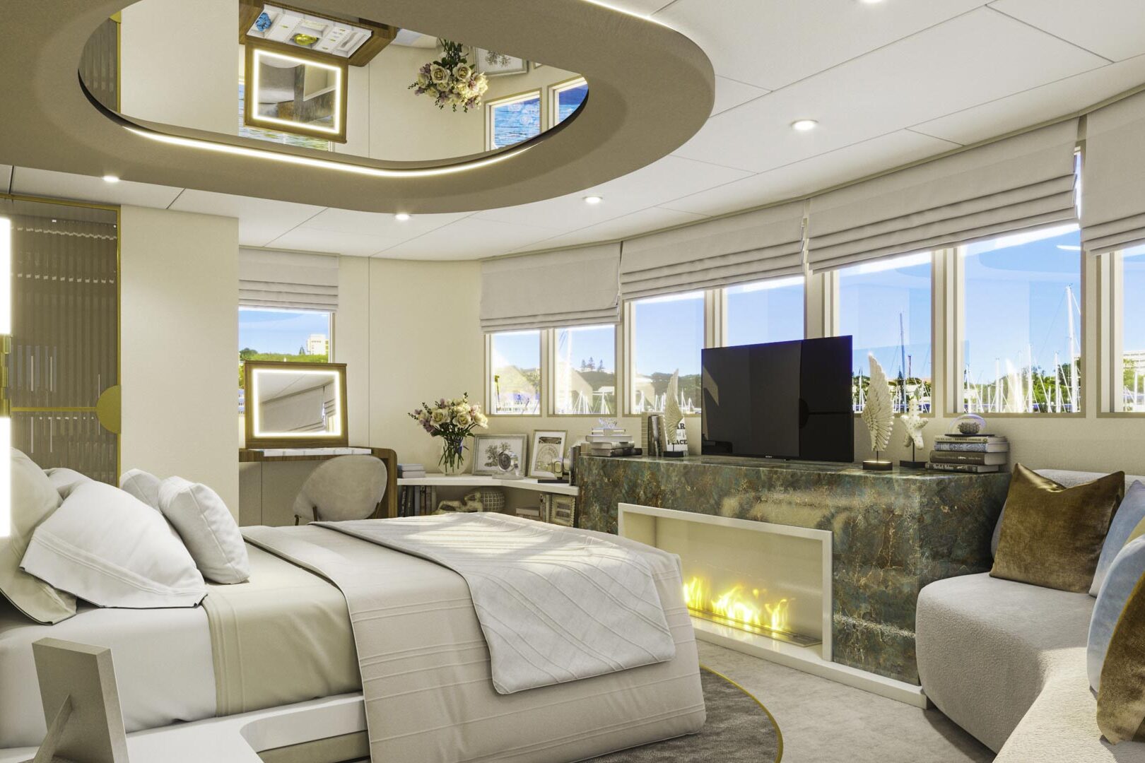 Excellence Adria 1.Master cabin view